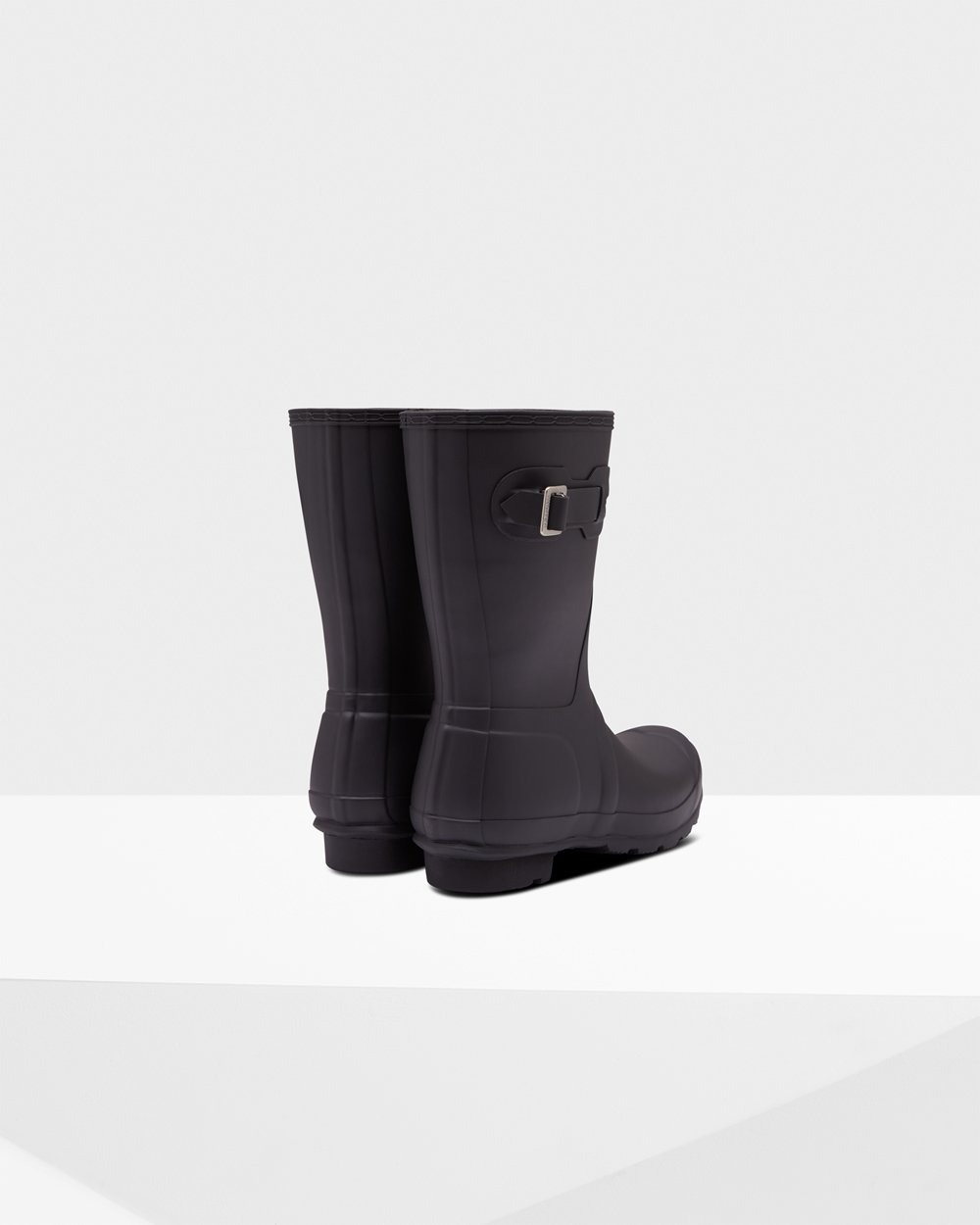 Hunter Original Insulated Short Rain Boots - Shop Online Womens Black - HWTKQC690